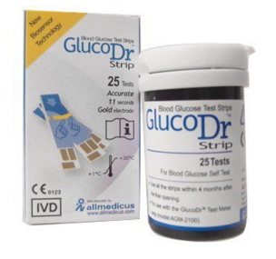 Gluco Dr Bio Sensor Strip Alat Cek Gula Darah 25T